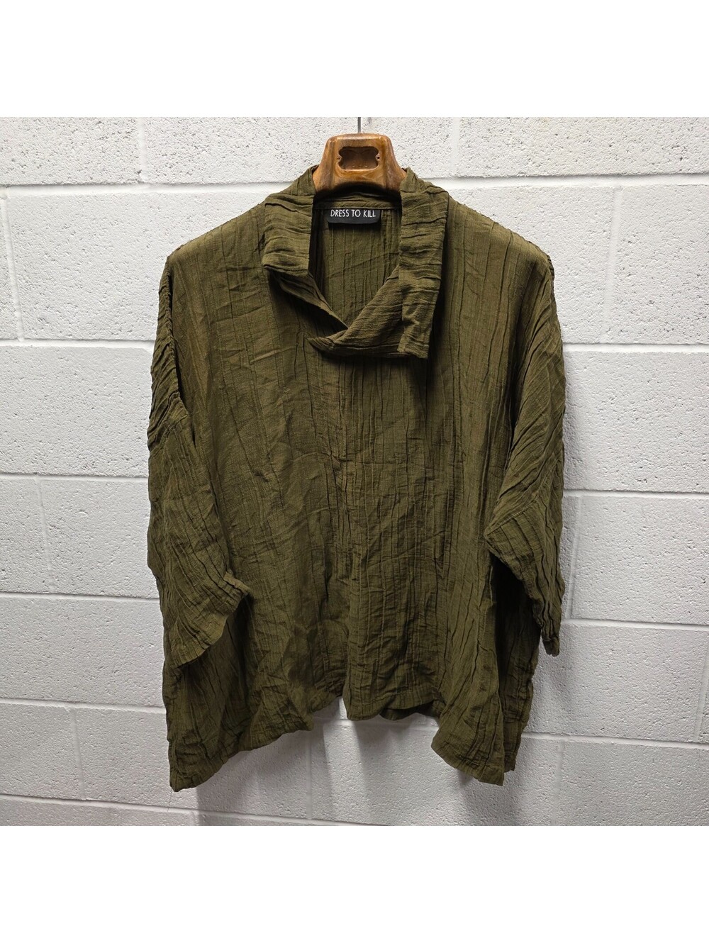 DRESS TO KILL by JANE MOHR Lagenlook Cardigan Jacket Size 1 Textured Oversized